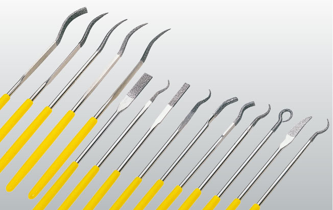 Electroplated Diamond bent files-BF-60/90