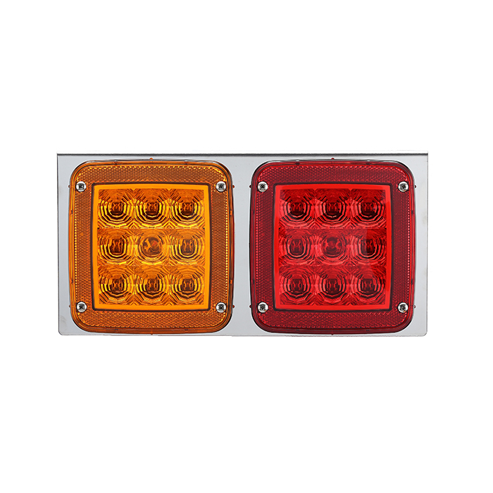 Tail Lamp Rear Light for Trucks Amber／Red light L shape-GP-7101L