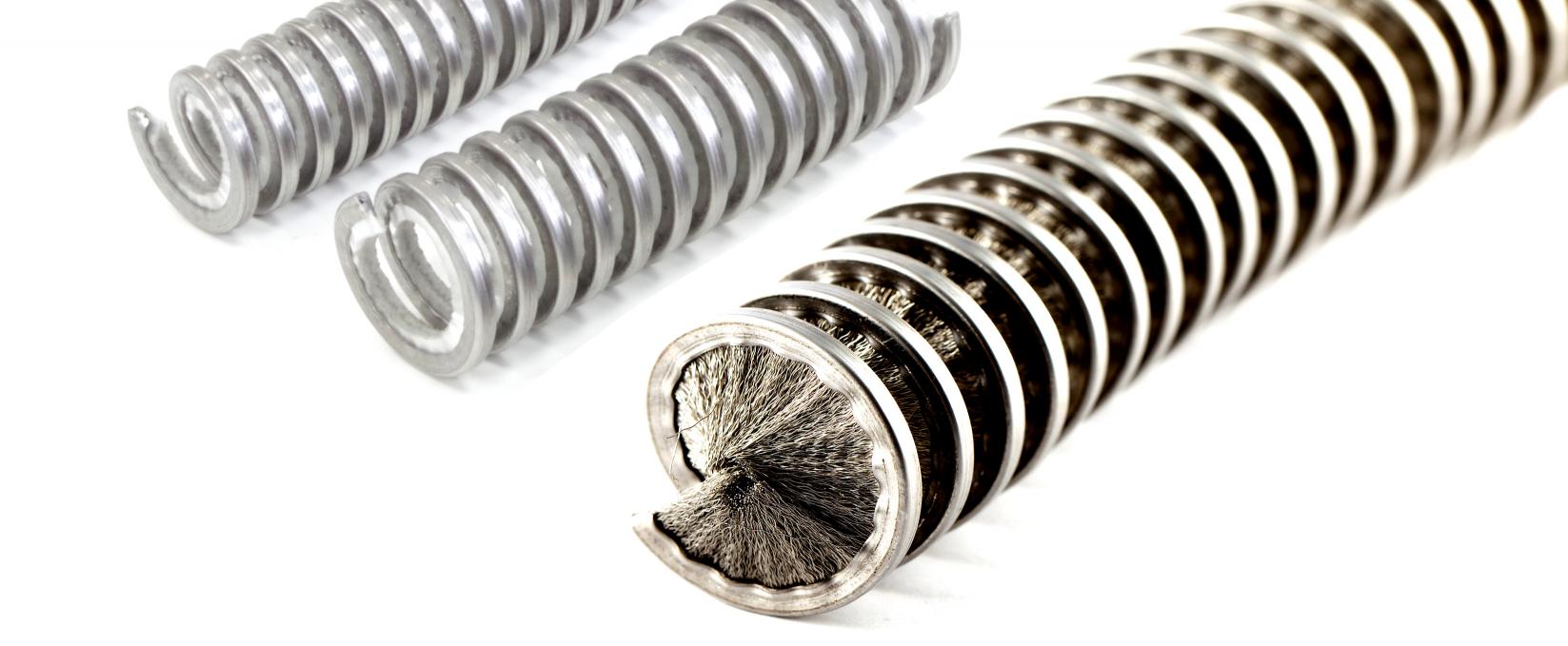 Pumping Line Industry Brushes-ROLLER BRUSH COIL WOUND BRUSHES,INWARDS