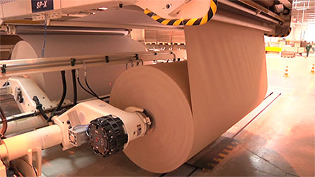 Paper equipment gearbox