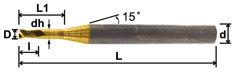 LNT (For Deep Processing, Long Neck),2 Flutes-LNT
