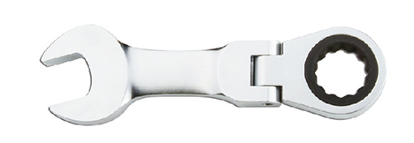 Flex Ratcheting Comb. Wrenches (Stubby Type)- (mm)