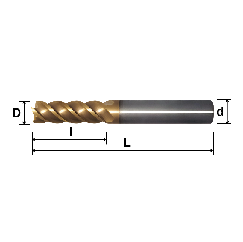 MHD (Heavy cutting Operation Type), 4 Flutes-MHD