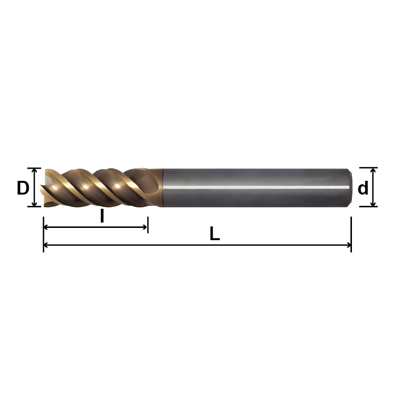 MHD (Heavy Cutting Operation Type),4 Flutes-MHD