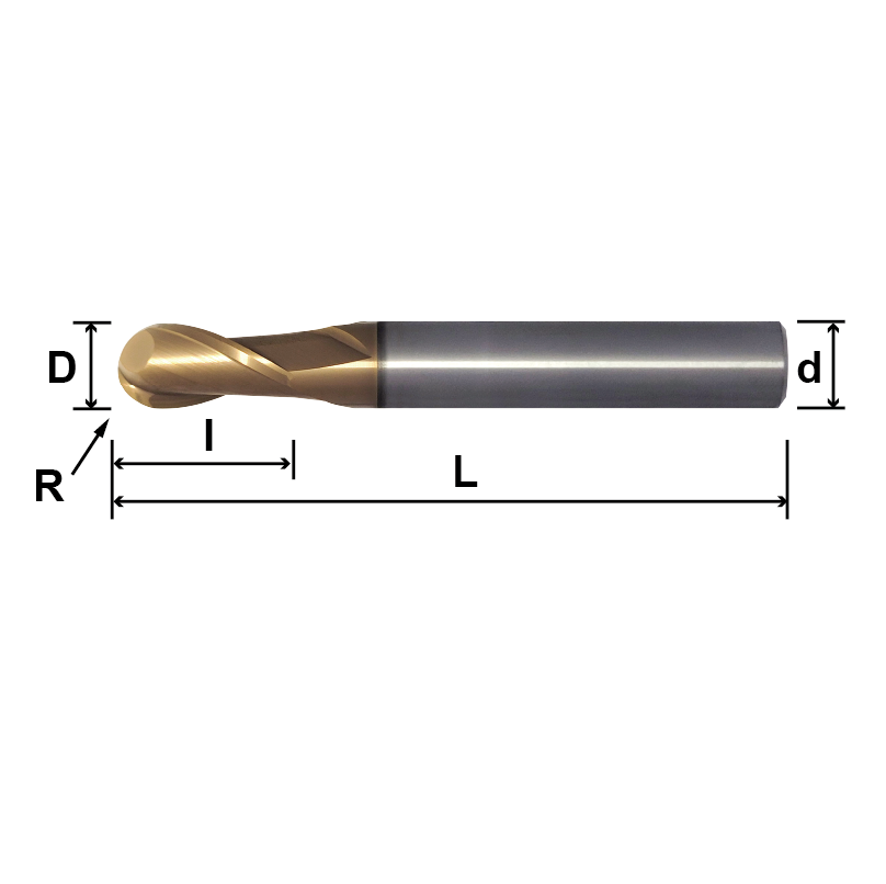 MSB2 (Ball Nose),2 Flutes-MSB2 / SB2