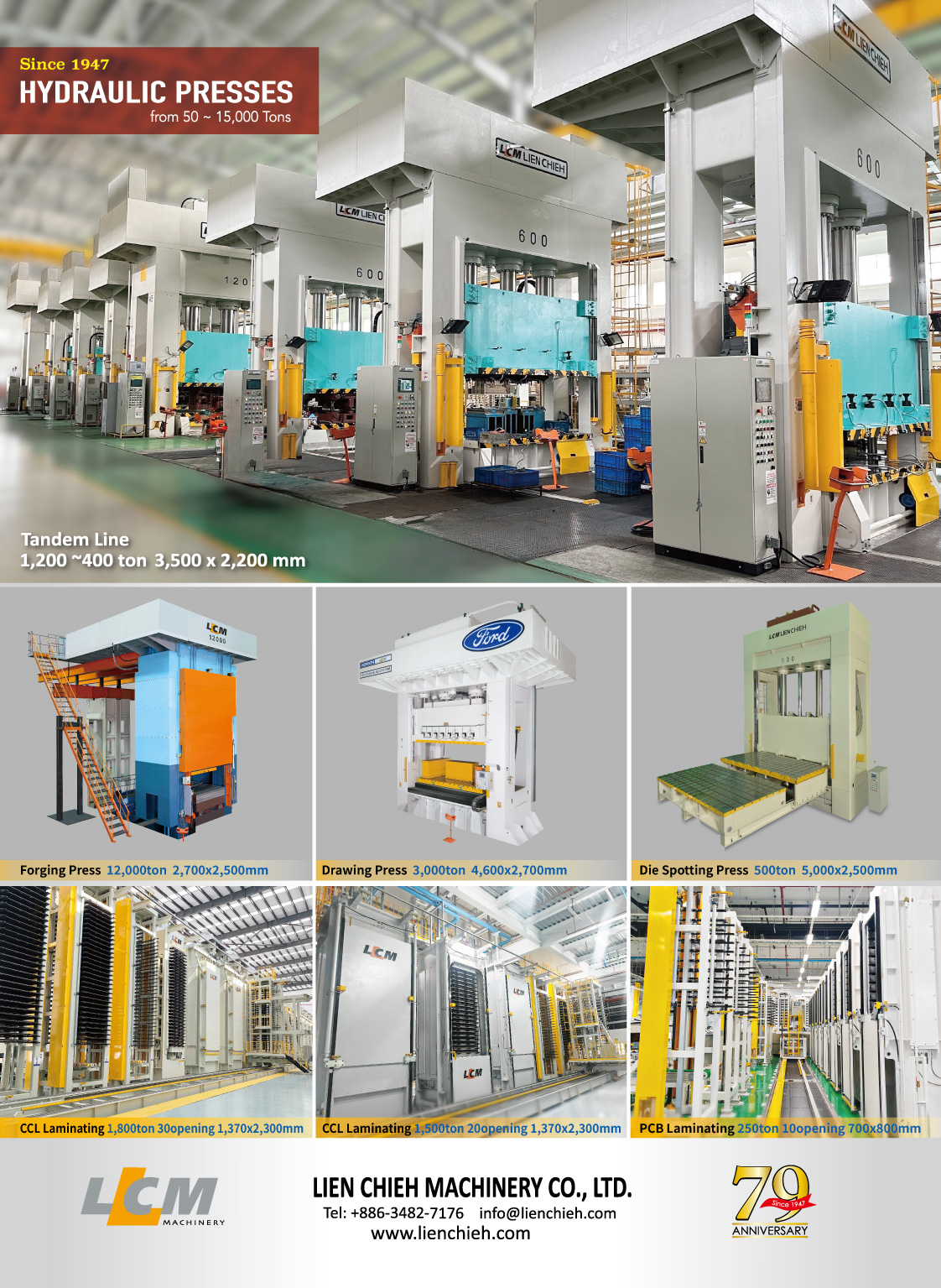 LIEN CHIEH MACHINERY CO., LTD. LIEN CHIEH MACHINERY CO., LTD.