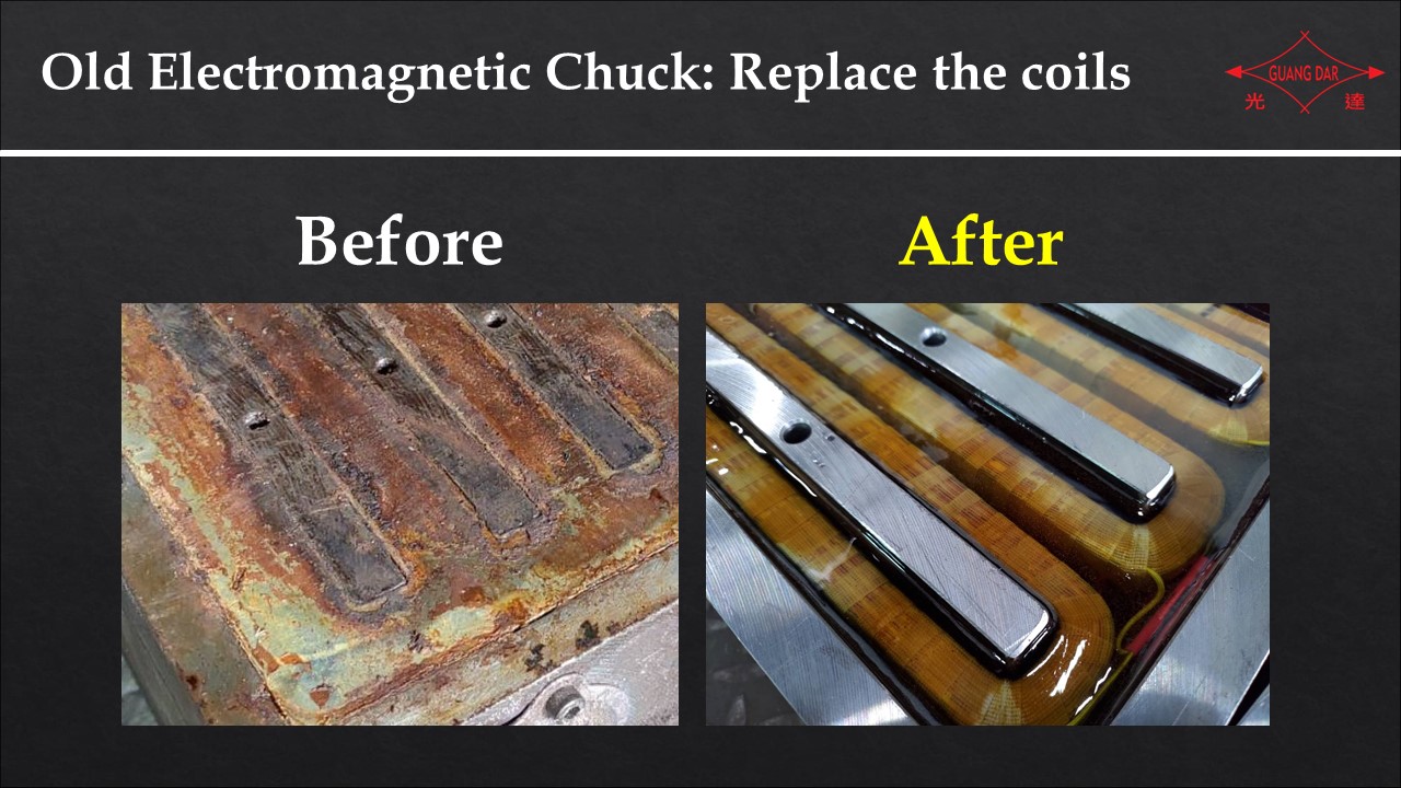 [Guang Dar Magnet Ind.] Professional Magnetic Chuck Repairment